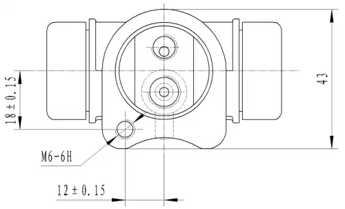 Тормозной цилиндр TRIALLI CF 0308