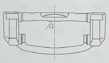 скоба суппорта! переднего Chevrolet Lacetti 04> CF 052203 TRIALLI
