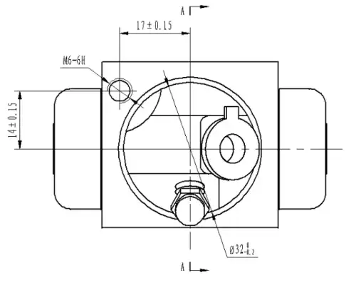 цилиндр тормозной! задн. прав. 4WD d=19мм Renault Duster 10> CF 0946 TRIALLI