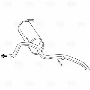 глушитель! Fiat Albea 1.4i/1.6i 02> EMM 1015 TRIALLI