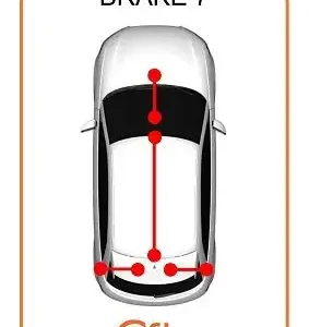 Трос ручного тормоза COFLE 92.1.FD025