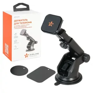 держатель для телефона! на торп./лоб. стекло магнитный квадратный с телескоп. кроншт. AEAG010 AIRLINE