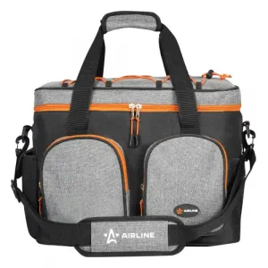 ADCB002 Сумка-холодильник (термосумка) PRO, 18л, 34x28x19.5см, водонепр., чер./сер.(ADCB002) AIRLINE