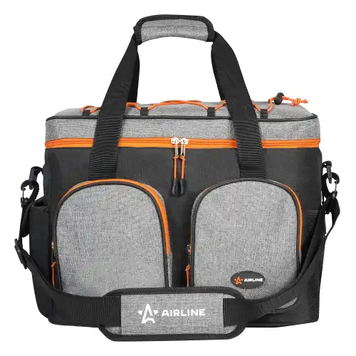ADCB003 Сумка-холодильник (термосумка) PRO, 27л, 40x31x22см, водонепр., чер./сер.(ADCB003) AIRLINE