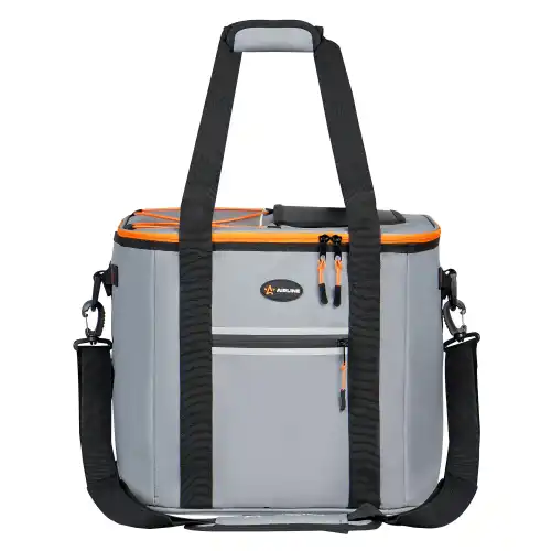 ADCB010 Сумка-холодильник (термосумка)'Пикник', 56л, 41x34x41см, водонепр.,серая (ADCB010) AIRLINE