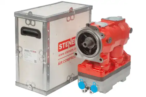 113.339 Компрессор 2-х цилиндровый SCANIA K024410X00/LK4951 (аналог KNORR-BREMSE) (STENERS, Китай)