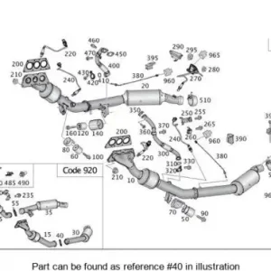 Хомут глушителя MB 000 995 14 33