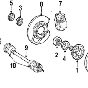 защитный кожух! MB W123 115 420 36 44