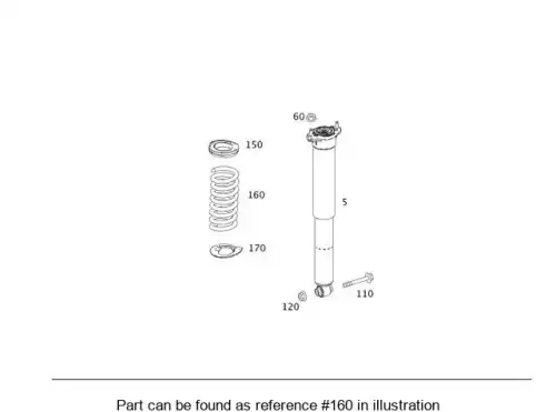 пружина задняя! 42 569 18 MB X204 2.8-3.5/2.0-3.5CDi 08-15 204 324 63 04