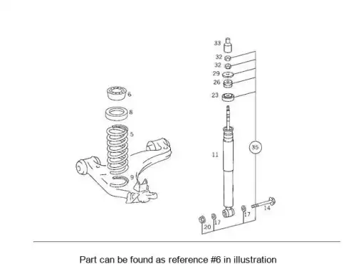 опора амортизатора переднего! MB W202 1.8 93-00 210 321 02 95
