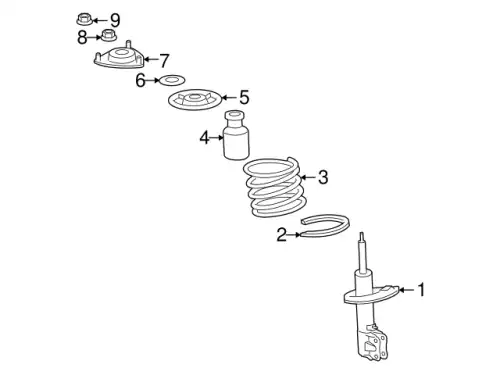 проставка пружины! передней Mitsubishi ASX/Lancer/Outlander 06> 4040A253