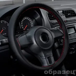 Оплетка на руль REZKON 8001023024 экокожа размер L 39-41 см