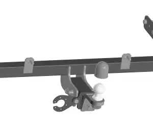 Фаркоп ORIS 1241-E американский квадрат 1100 кг./ 75 кг.