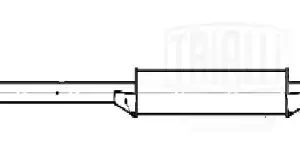 труба приемная! алюм. под 3 шпильки Lada-2131, Chevrolet Niva Евро-4 EAM 0346 TRIALLI