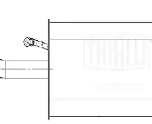 глушитель! Mitsubishi Colt 1.1i/1.3i 04-12 EMM 0530 TRIALLI