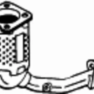 099-564 ГЛУШИТЕЛЬ ВЫХЛОПНЫХ ГАЗОВ АРТ.260-035, СТРАНА ВВОЗА - ПОЛЬША BOSAL