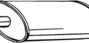 глушитель средня часть! Ford Transit 2.2/2.4TDCi 06> 154-459 BOSAL