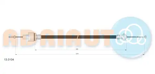 Трос сцепления ADRIAUTO 13.0104