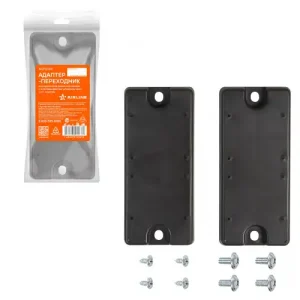 адаптер-переходник для крепл.рамки! госномера к штат.местам китайских авто, 1 к-т, пластик ADFC004 AIRLINE