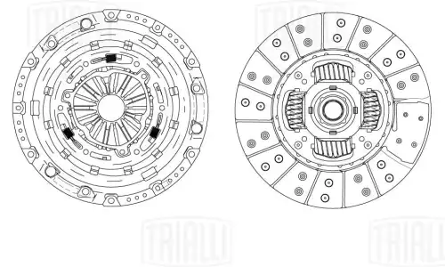 Комплект сцепления TRIALLI FR 1029