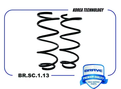 Пружина передней подвески BR.SC.1.13 1348881 FORD Focus II 04- 1.6D/1.8/2.0, C-MAX BRAVE