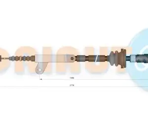 Трос ручного тормоза ADRIAUTO 57.0216