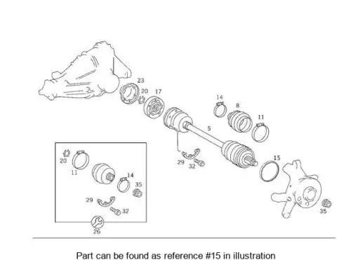 Датчик ABS MB 210 357 00 82