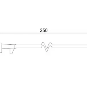 Датчик тормозных колодок BOSCH 1 987 474 574 электронный