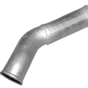 труба глушителя! (цинк) E-line D127 L750 с гофрой перед бочкой Volvo FH/FM, RVI Magnum Z59004 ZENTPARTS