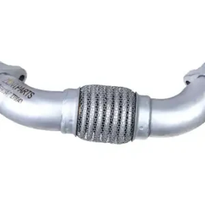 труба глушителя! к турбине левая 2 изг. с фланцами MB Actros MP2/MP3 Z59034 ZENTPARTS