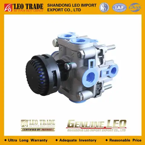 LEO500086A Клапан тормозной системы ускорительный (5 отв.) SHAANXI X3000 (LEO Trade) LEO500086A