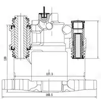 Суппорт тормозной TRIALLI CF 052309 задняя ось слева