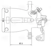 Суппорт тормозной TRIALLI CF 185105 задняя ось слева