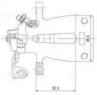 Суппорт тормозной TRIALLI CF 185106 задняя ось справа