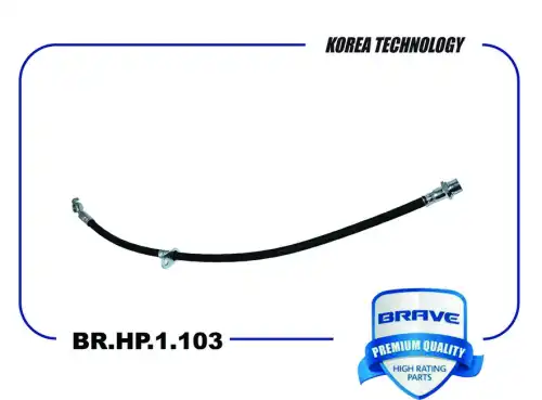 шланг тормозной задний левый! Toyota Camry, Hyundai Elantra 00> BR.HP.1.103 BRAVE