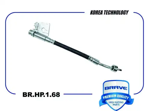 шланг тормозной задний правый! Hyundai Solaris 10> , KIA Rio 11> BR.HP.1.68 BRAVE