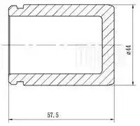 Поршень суппорта для а/м Peugeot Boxer (06-)/Citroen Jumper (06-) перед. d=44мм (RCF 1035 RCF 103566 TRIALLI