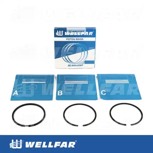 кольца компрессора поршн.! 1 цил. d85 2x2x4/2 Wabco 704 DAF 825.1160, VOLVO 005-502570-000 WELLFAR