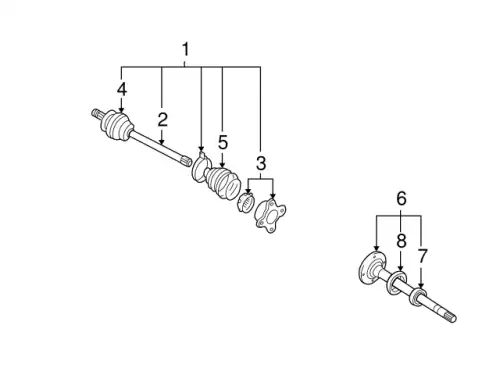 пыльник ШРУС внутренний левый! Mitsubishi L200 89> MR528709