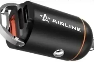 адаптер автомобильный! компактный Type-C PD + QC 3.0 65Вт, 12/24В PRO AEAK002 AIRLINE