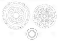 Комплект сцепления TRIALLI FR 2304