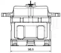 Суппорт тормозной TRIALLI CF 200302 передняя ось справа