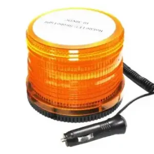 маячок проблеск!LED строб.жел12/24V магнит/болты от прикур D117x103 48 диод.9.6W TU06.A039010 TANGDE