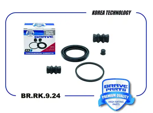 Ремкомплект суппорта пыльники 6RU698471 BR.RK.9.24 Polo, Rapid, Fabia, Fiesta, Transit, d BRAVE