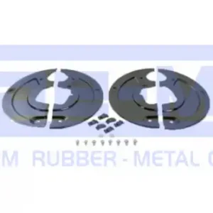 комплект щитков пылезащитных !на ось кв.балка 120 SN4218-2 16град BPW H.. 8-9т 12125 SE-M