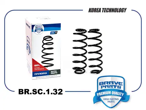 пружина подвески задн.!  VW Passat V 05>/Tiguan 07> BR.SC.1.32 BRAVE