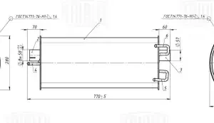 Глушитель для а/м Iveco Daily IV (06-) 3.0d осн. (алюм. сталь) (EMM 0521) TRIALLI