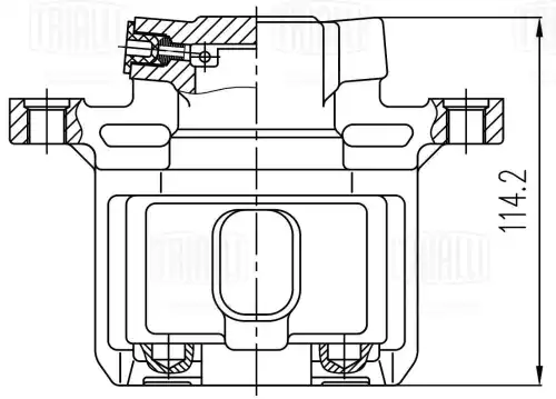 Суппорт тормозной TRIALLI CF 800491