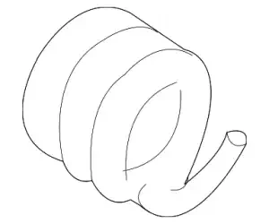 Пружины барабанных тормозных колодок MITSUBISHI MB520470