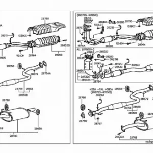 Прокладка глушителя MOBIS 2876534050